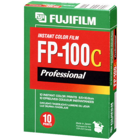 FUJIFILM FP-100C BRILLANT (pack de 10 épreuves) Date de péremption 2018