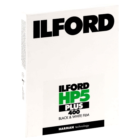 ILFORD HP5 PLUS 5"x7"- Boîte de 25 plans films