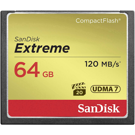 Sandisk Compactflash EXTREME 64GB - 120MB/s