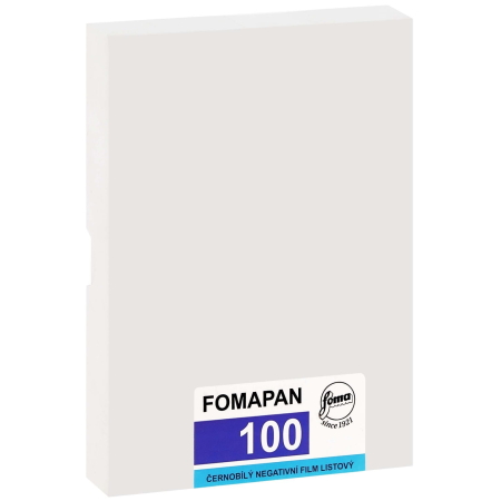 FOMA FOMAPAN 100 4"x5" - Boîte de 50 plans films
