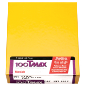 KODAK T-MAX 100 4"x5" - Boite de 50 plans films