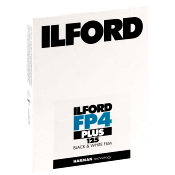 ILFORD FP4 PLUS 4"x5"- Boîte de 25 plans films