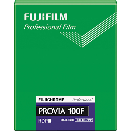 FUJIFILM PROVIA 100F 4"x5" - BOITE DE 20 PLANS FILMS