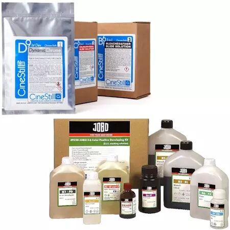 Chimie diapositive couleur Adox / Cinestill / Jobo