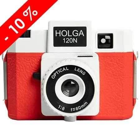 APPAREIL PHOTO HOLGA 120 BLANC ET ROUGE
