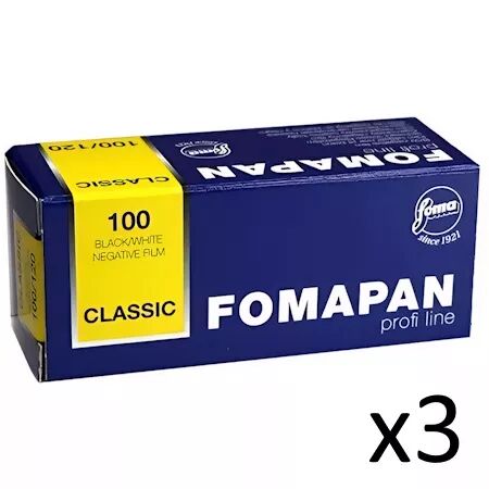 FOMA FOMAPAN 100 120 (par 3)