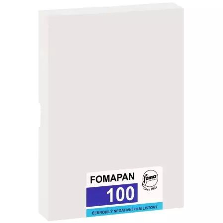 FOMA FOMAPAN 100 4\ x5\  - Bo�te de 50 plans films