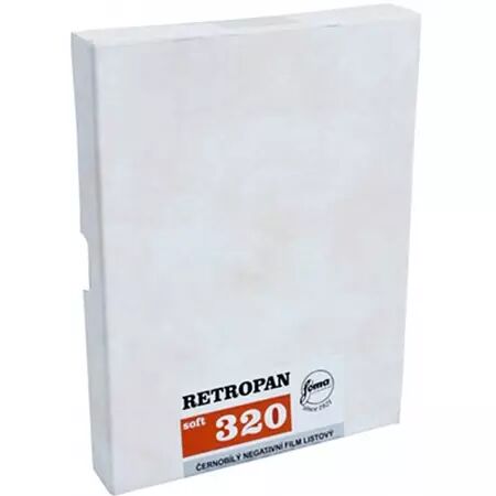 FOMA RETROPAN 320 4\ x5\  - Bo�te de 50 plans films