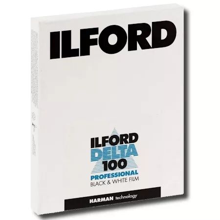 ILFORD DELTA 100 20x25 - Boîte de 25 plans films
