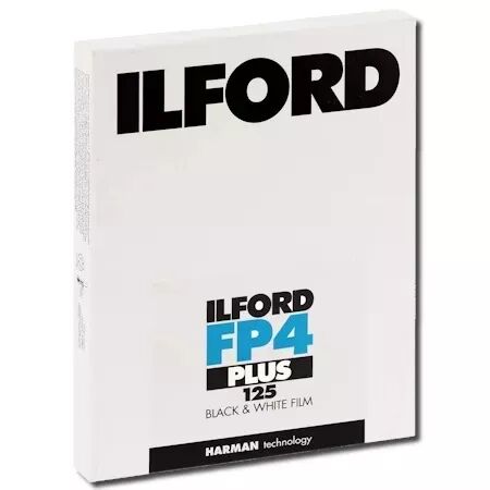 ILFORD FP4 PLUS 4\ x5\  - Bo&icirc;te de 25 plans films