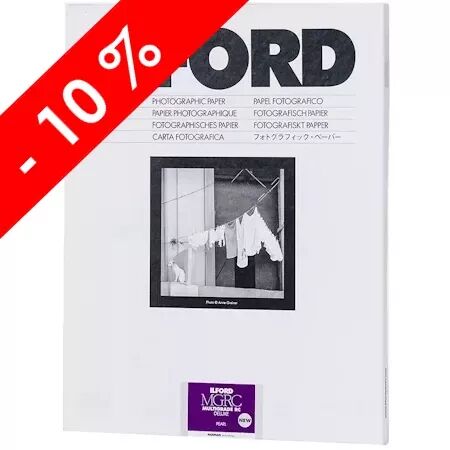 ILFORD MG RC DeLuxe 20,3 x 25,4 - 100 Feuilles - Perl�