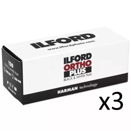ILFORD ORTHO PLUS 80 120 (par 3)
