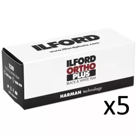 ILFORD ORTHO PLUS 80 120 (par 5)