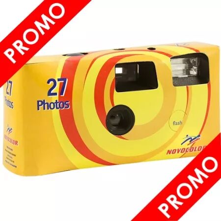 JETABLE COULEUR Novocolor AVEC FLASH - 27 POSES