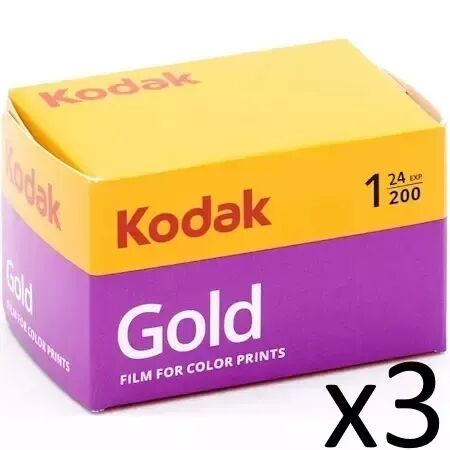 KODAK GOLD 200 135-24 (par 3) + 1 FILM OFFERT