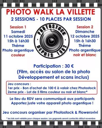 PHOTO WALK SESSION 2 DIMANCHE 13 OCT 2025
